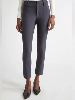 🔥NWT🔥VINCE WOMEN HIGH RISE STRAIGHT PONTE STRETCH PANT CHARCOAL
